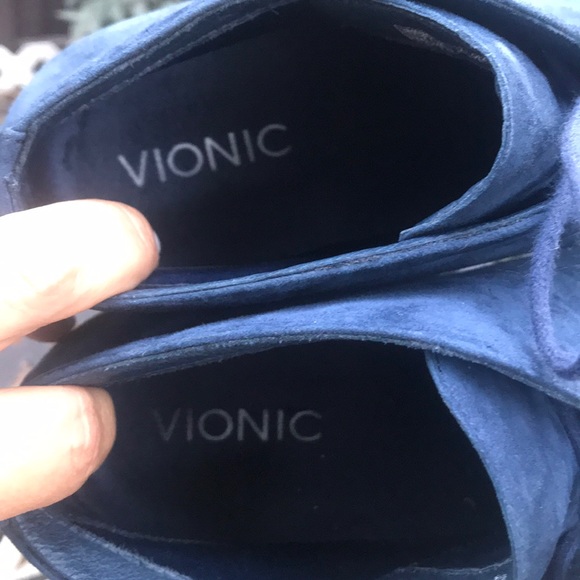 Vionic Blue Suede Shoes - Picture 6 of 7